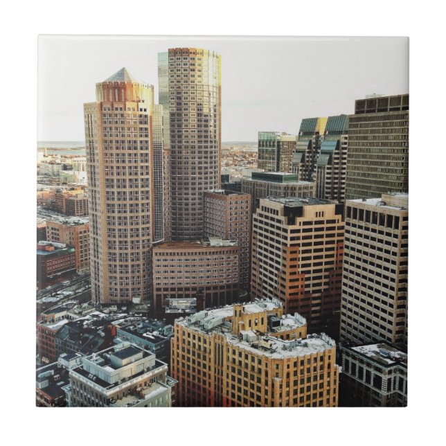 Boston beskådar kakelplatta (Framsidan)