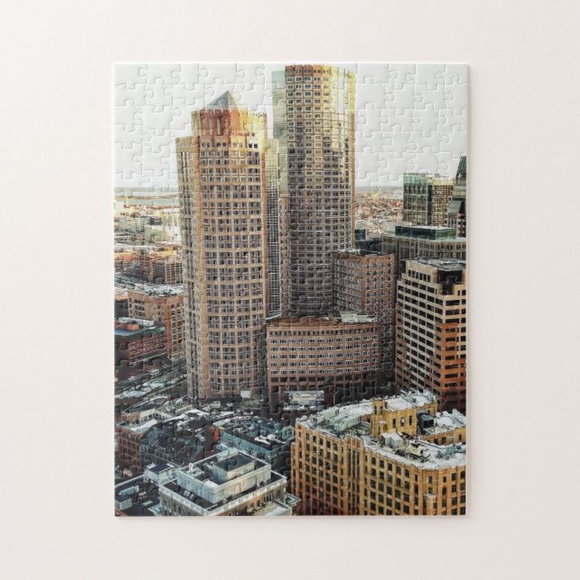 Boston beskådar pussel (Vertikal)