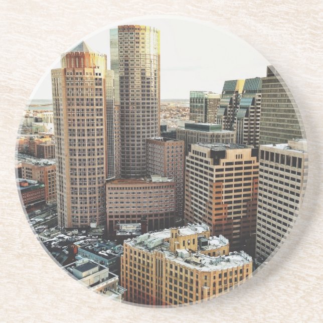 Boston beskådar underlägg sandsten (Framsidan)