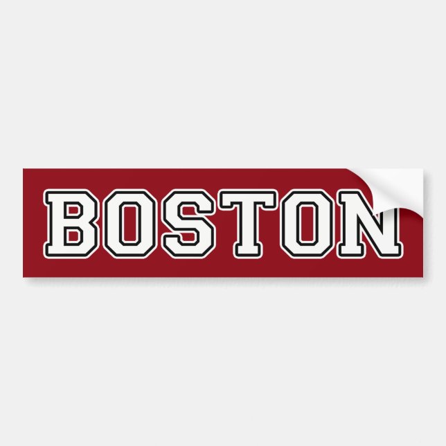 Boston Bildekal (Framsidan)