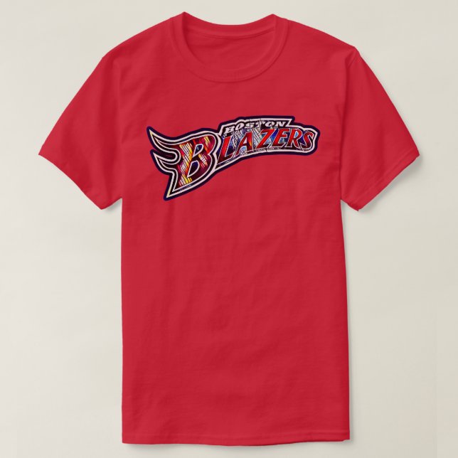 Boston Blazers Lacrosse T Shirt (Design framsida)