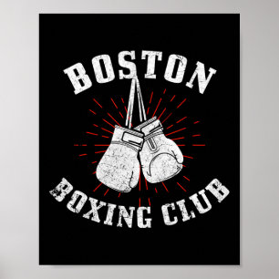 Boston Boxing Klubb Distress Boxing Handskar Vinta Poster