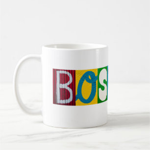 Boston brevmugg kaffemugg