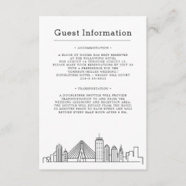 Boston Bröllop | Gästinformation Tilläggskort