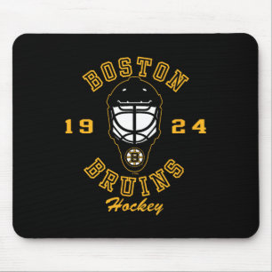 Boston Bruins ishockeymask svart officiellt licens Musmatta
