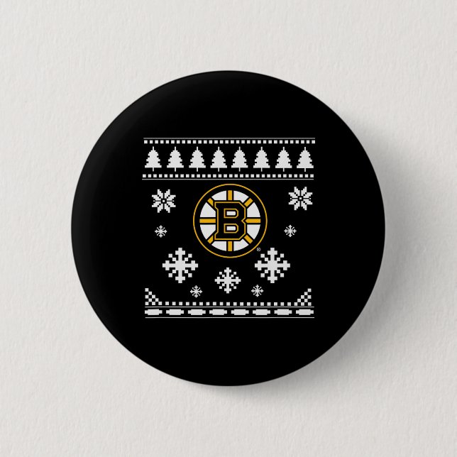 Boston Bruins Ugly jul Sweater Holidaze Knapp (Framsida)