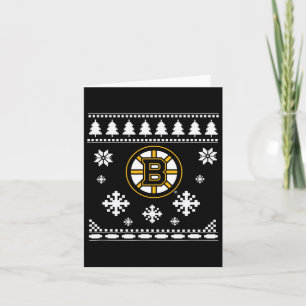 Boston Bruins Ugly jul Sweater Holidaze Kort