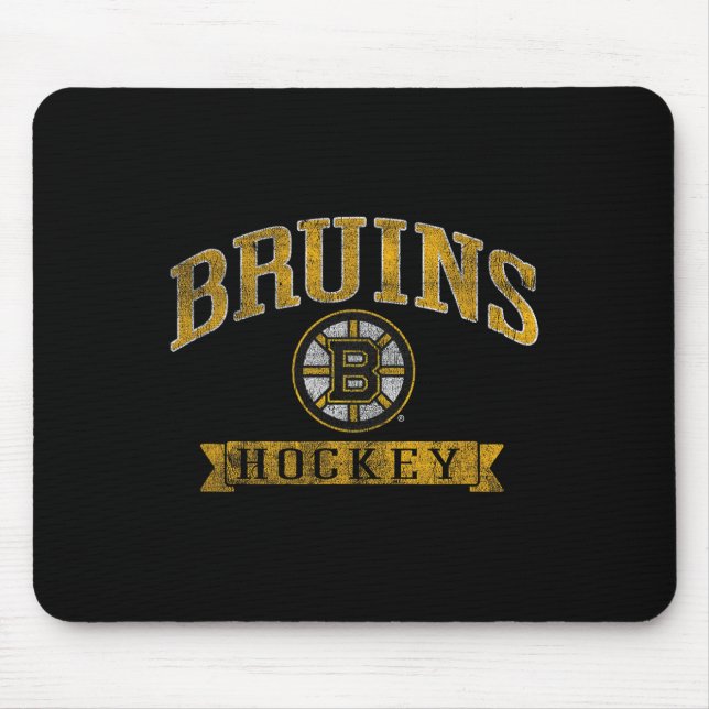 Boston Bruins Vintage Hockey Dark Heather  Musmatta (Framsidan)