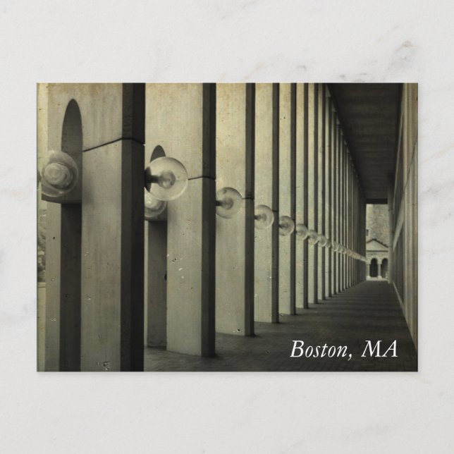 Boston - Christian Science Center vykort (Framsida)