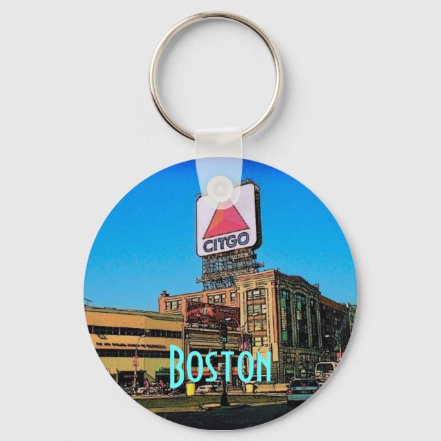Boston Citgo Keychain Nyckelring (Framsida)