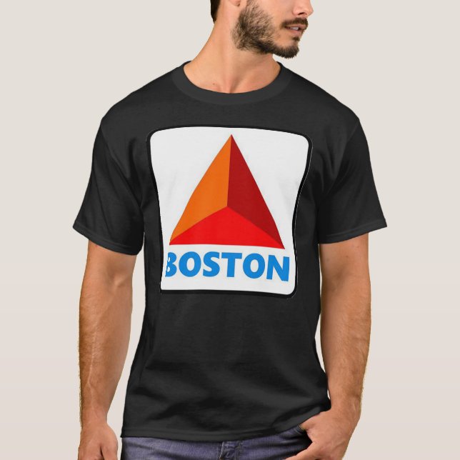 Boston CITGO Sign Classic T-Shirt (Framsida)