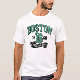 Boston City-logotyp Original stil  T Shirt