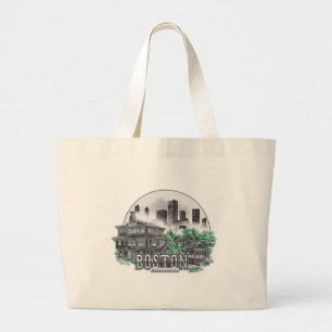 Boston City Massachusetts USA Jumbo Tygkasse