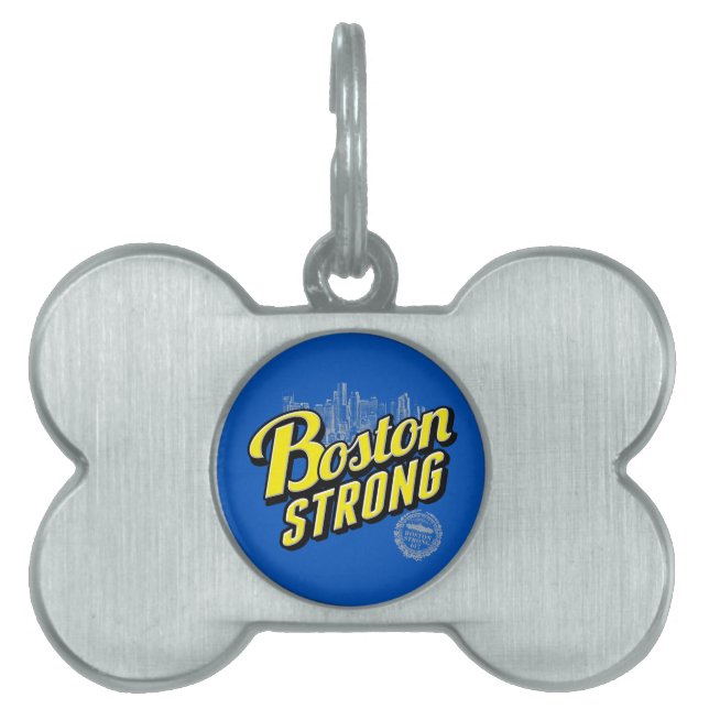 Boston City Strong Memory Deor ID-bricka Husdjur (Framsidan)