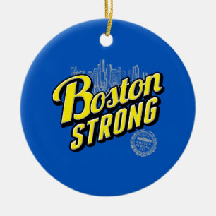 Boston City Strong Memory Deor Julgransprydnad Keramik