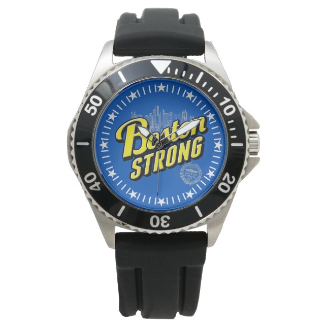 Boston City Strong Memory on Blue Dial Armbandsur (Framsida)