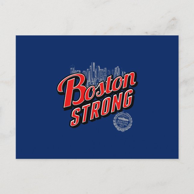 Boston City Strong Minns Vykort (Framsida)