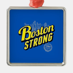 Boston City Strong RemMembers på Blue Julgransprydnad Metall