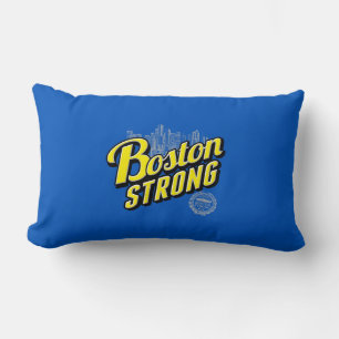 Boston City Strong RemMembers på Blue Lumbarkudde