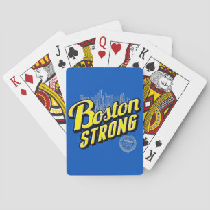 Boston City Strong RemMembers på Blue Spelkort