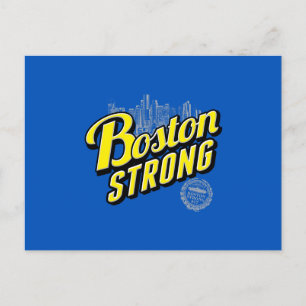 Boston City Strong RemMembers på Blue Vykort