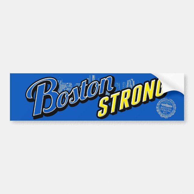 Boston City Strong Visning Bildekal (Framsidan)