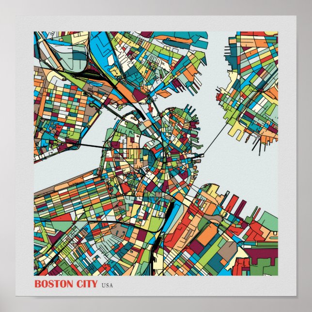 Boston City USA Poster (Framsidan)