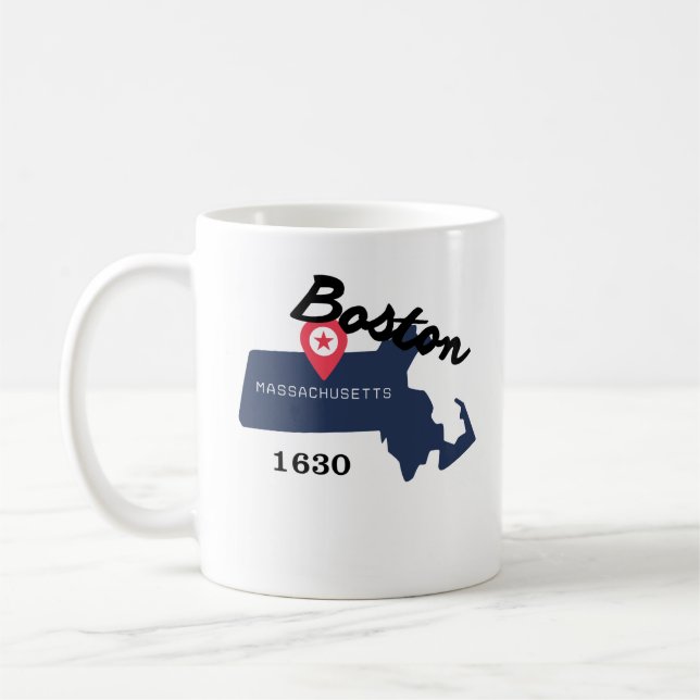 Boston coffee mug  kaffemugg (Vänster)