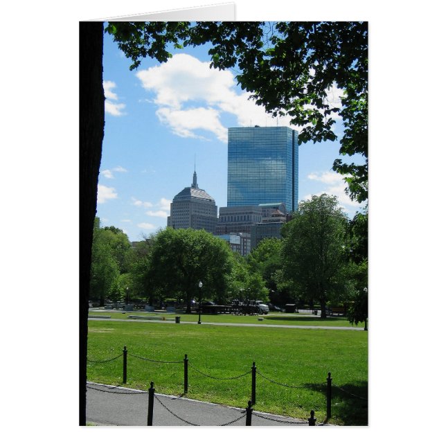 Boston Common Hälsningskort (Framsidan)
