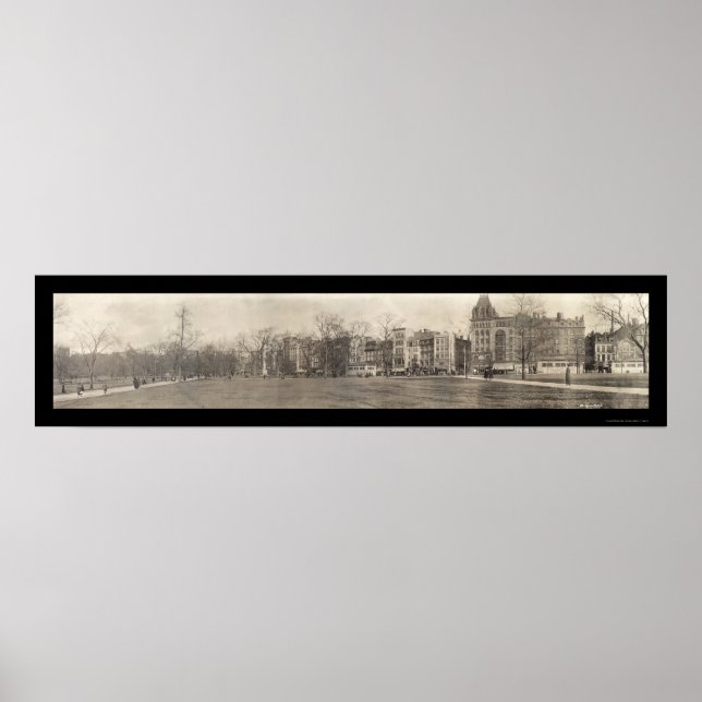 Boston Common MORSA Photo 1910 Poster (Framsidan)
