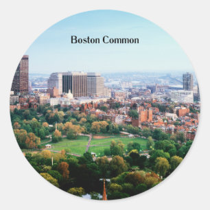 Boston Common, offentlig park Runt Klistermärke