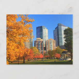 Boston Common på hösten Vykort