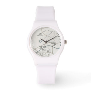 BOSTON-CONCORD KARTA, 1775 ARMBANDSUR