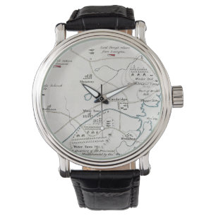 BOSTON--CONCORDKARTA, 1775 ARMBANDSUR