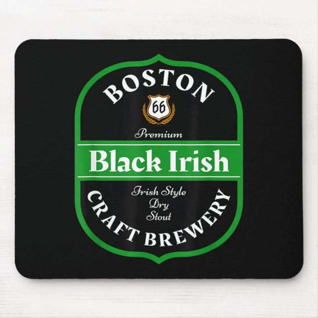 Boston Craft Brewery Boston Black Irish Stout Nove Musmatta (Framsidan)