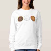 Boston Cream Filled Jelly Donut Donuts Sweatshirt