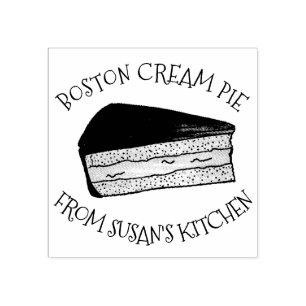 Boston Cream Paj bakat av köket Stämpel