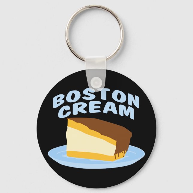 Boston Cream Paj Nyckelring (Framsida)