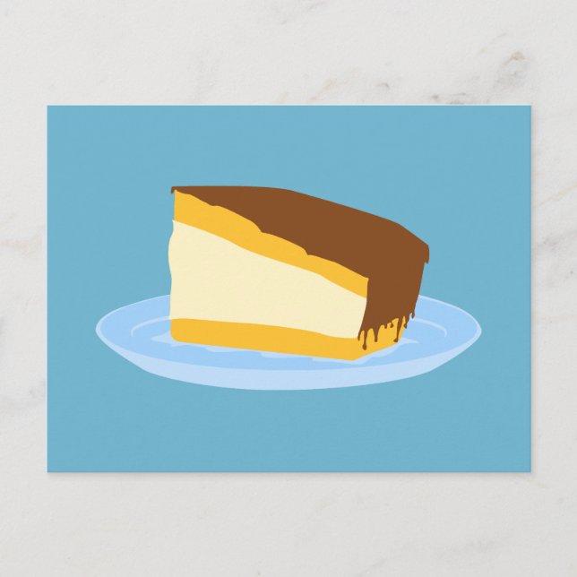 Boston Cream Paj Vykort (Framsida)
