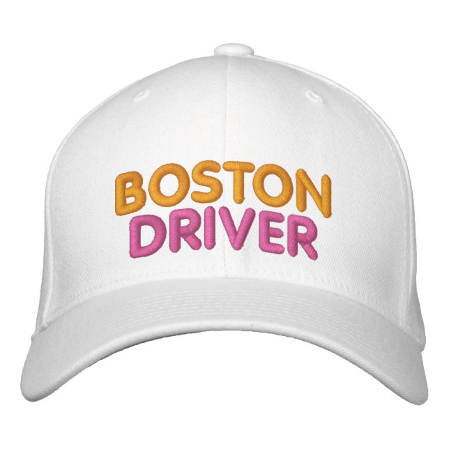 Boston Driver Embroized Hat Broderad Keps (Framsida)