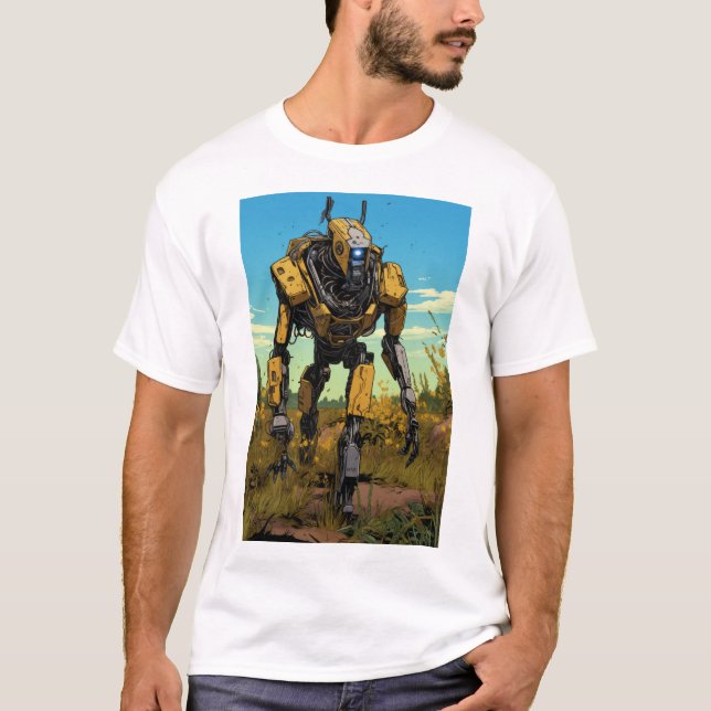Boston Dynamics Robot in Hett Prairie Fully .PNG T Shirt (Framsida)