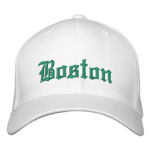 Boston Embroized Hat Broderad Keps (Framsida)