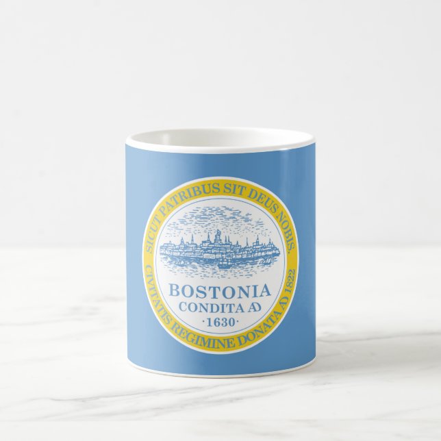 Boston Flagga Kaffemugg (Center)