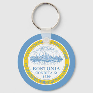 Boston Flagga Nyckelring