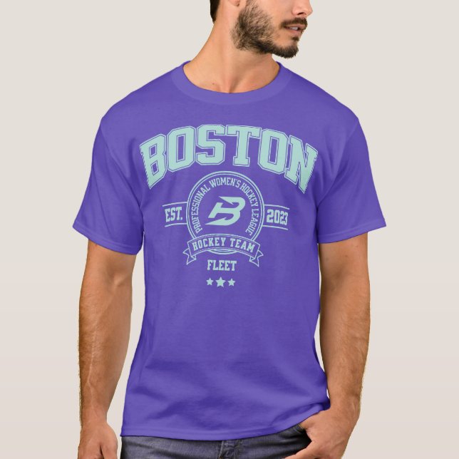 Boston Fleet PWHL Hockey Team Design Womens sport T Shirt (Framsida)