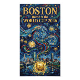Boston Football Art 2026 Skyline Stadium Design Fototryck