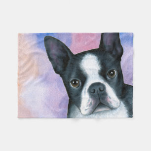 Boston för hund 128 Terrier Fleecefilt
