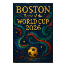 Boston Fotbollskonst 2026 Fotbollsdesign