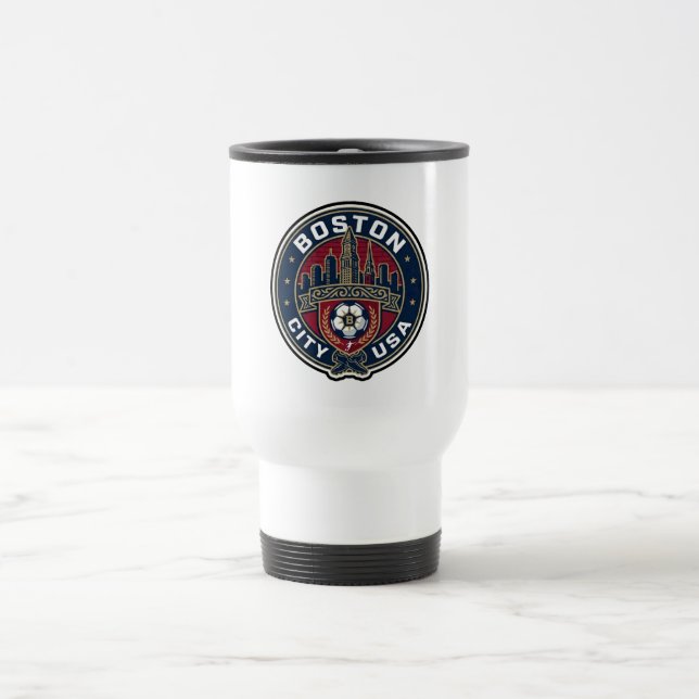 Boston Fotbollsrese Mugg Fotbolls Fan kaffemugg (Center)