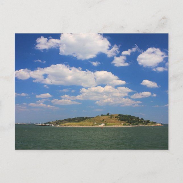 Boston från Spectacle Island Boston Harbor Vykort (Framsida)